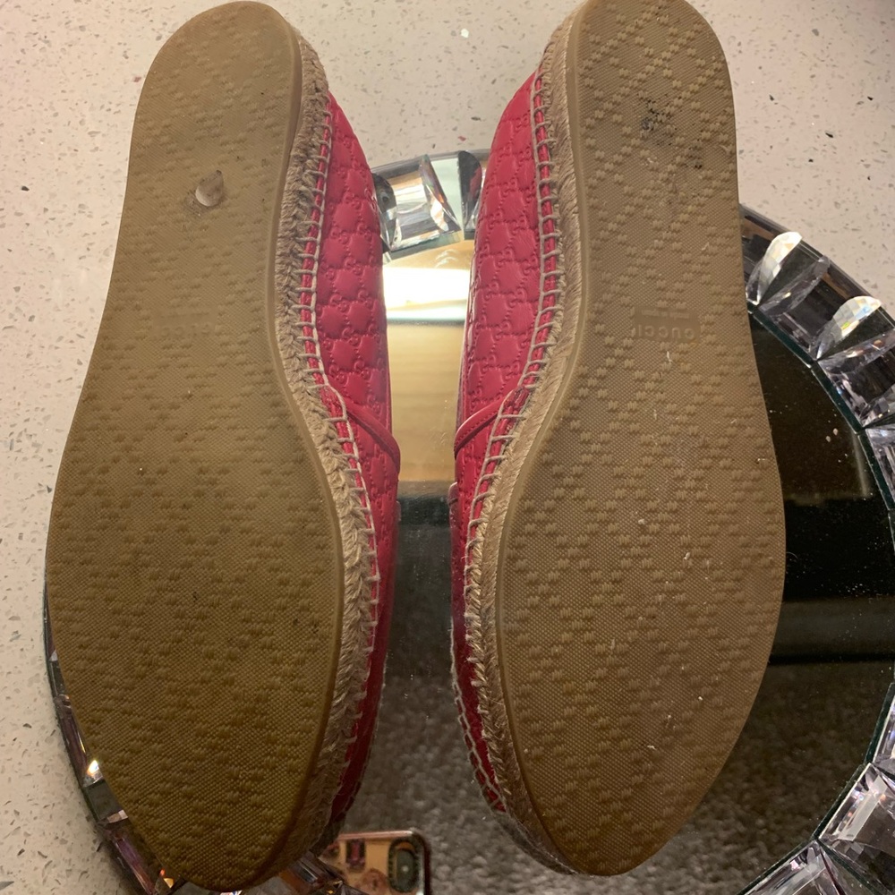 Authentic Gucci Leather Espadrilles - image 3